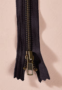 Brass Single Slider Zipper - 30 cm