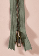 Brass Single Slider Zipper - 30 cm