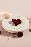 Boutons Dotty - Amarante
