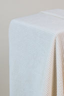 Tissu velours bubble blanc cassé écru au mètre – doux et aérien – Atelier Brunette
