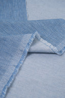 Tissu velours tissé bleu ciel clair au mètre – doux et légèrement brillant – Atelier Brunette