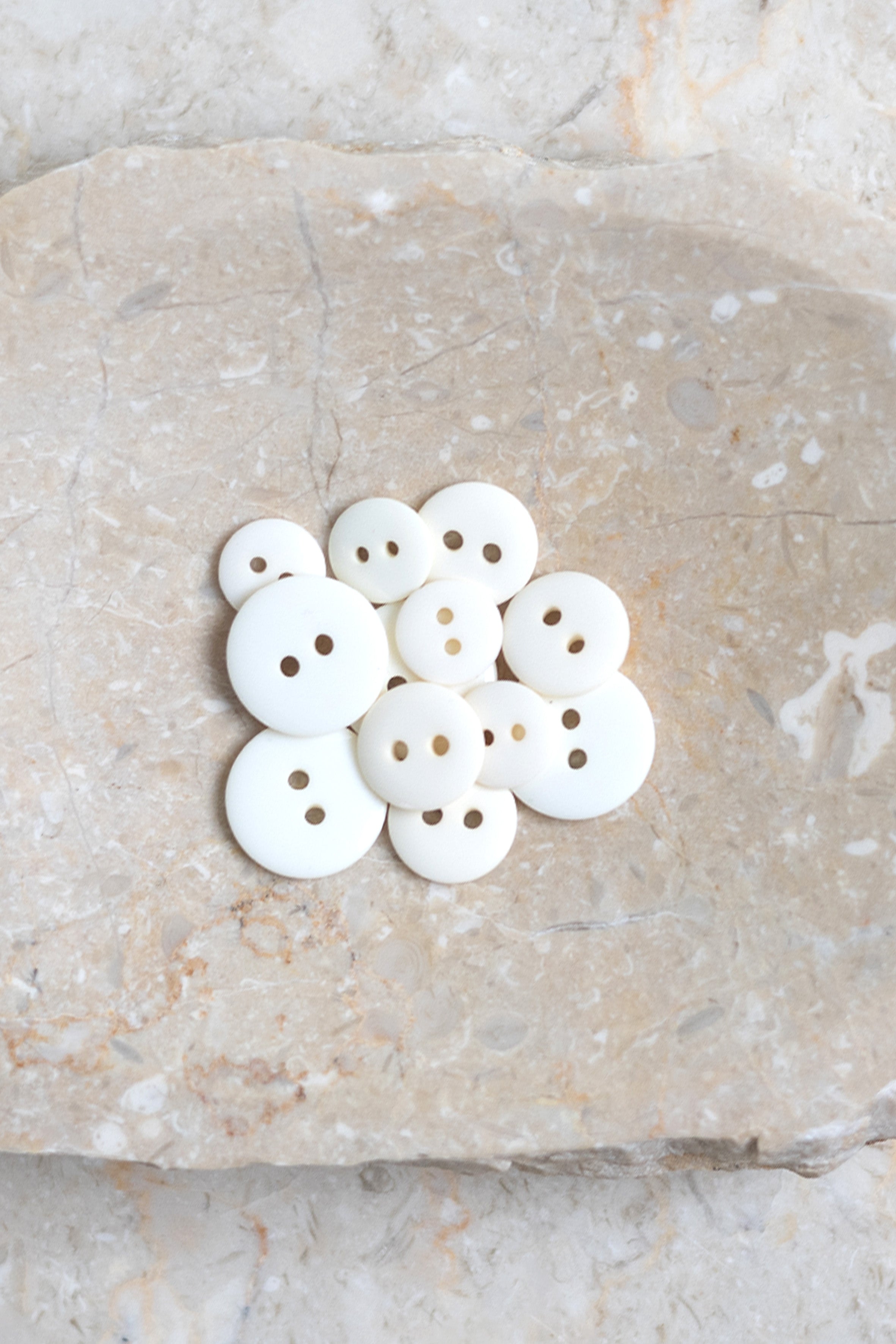 Classic Matte Buttons - Off-White