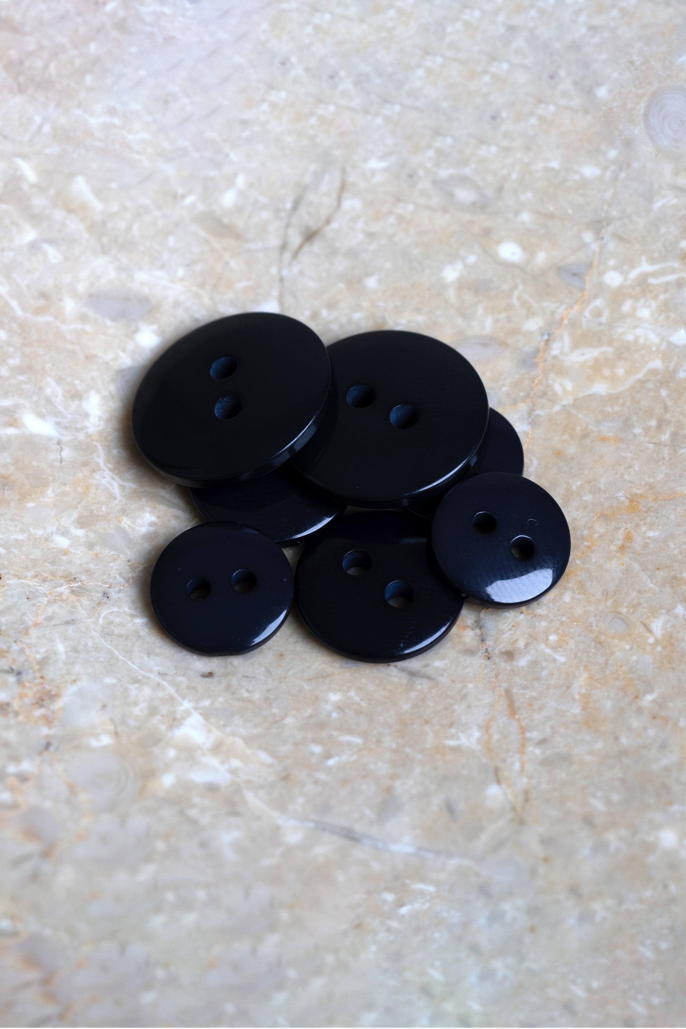 Boutons Classic Shine - Black