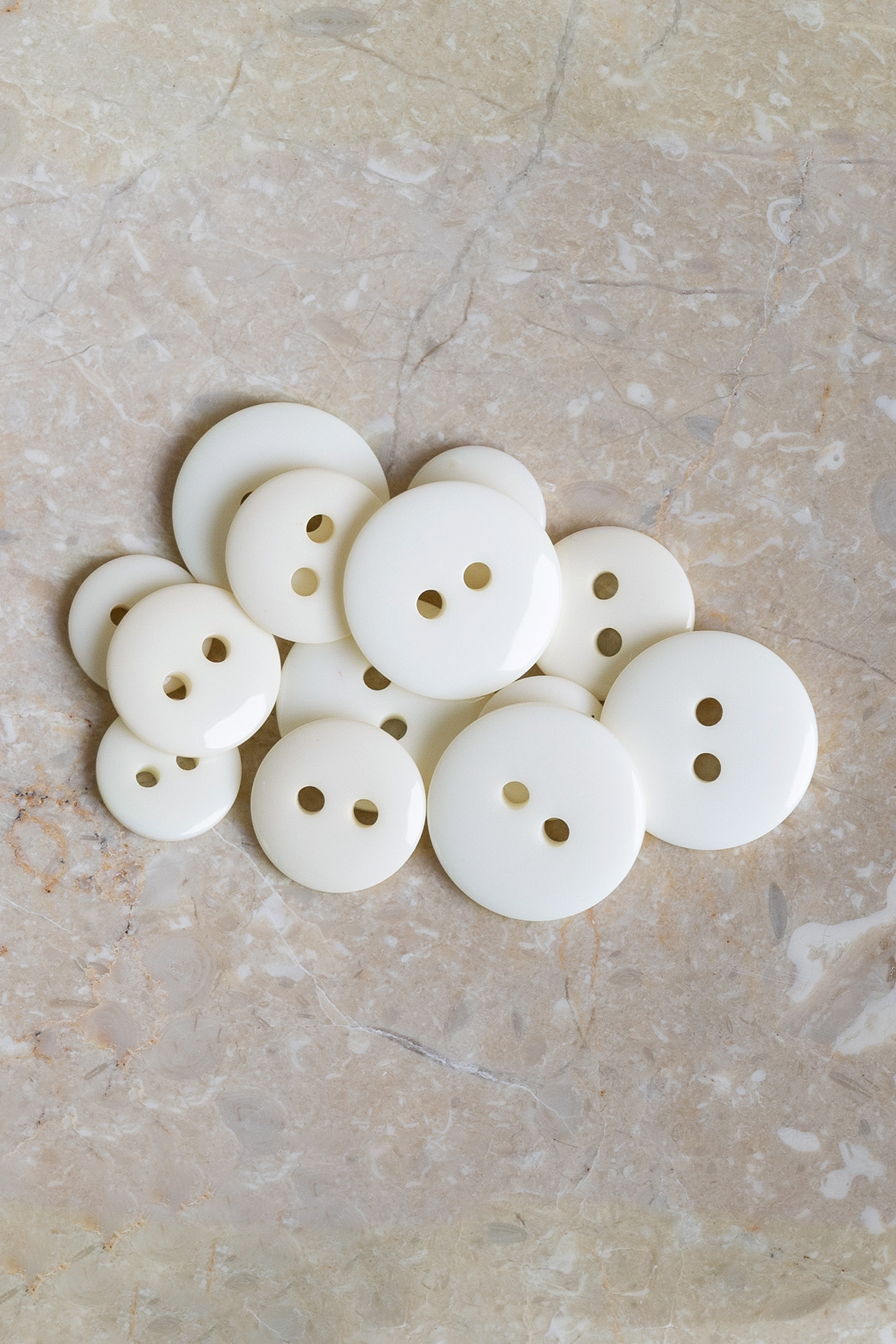 Boutons Classic Shine - Off-White