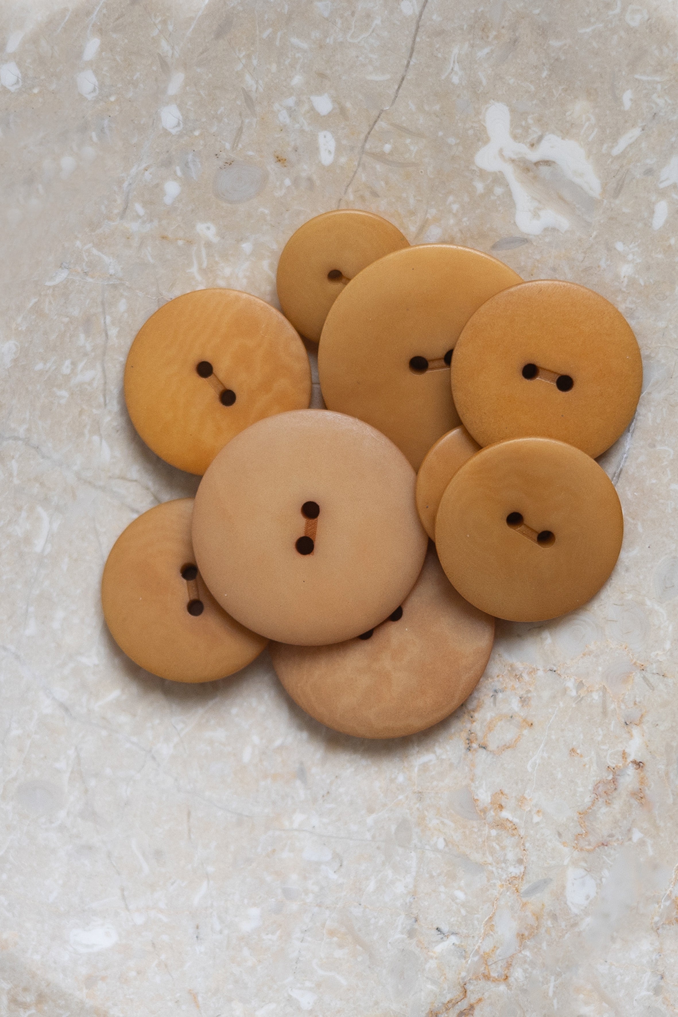 Palm Buttons - Ochre