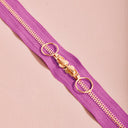 Gold Double Slider Zipper - 40 cm