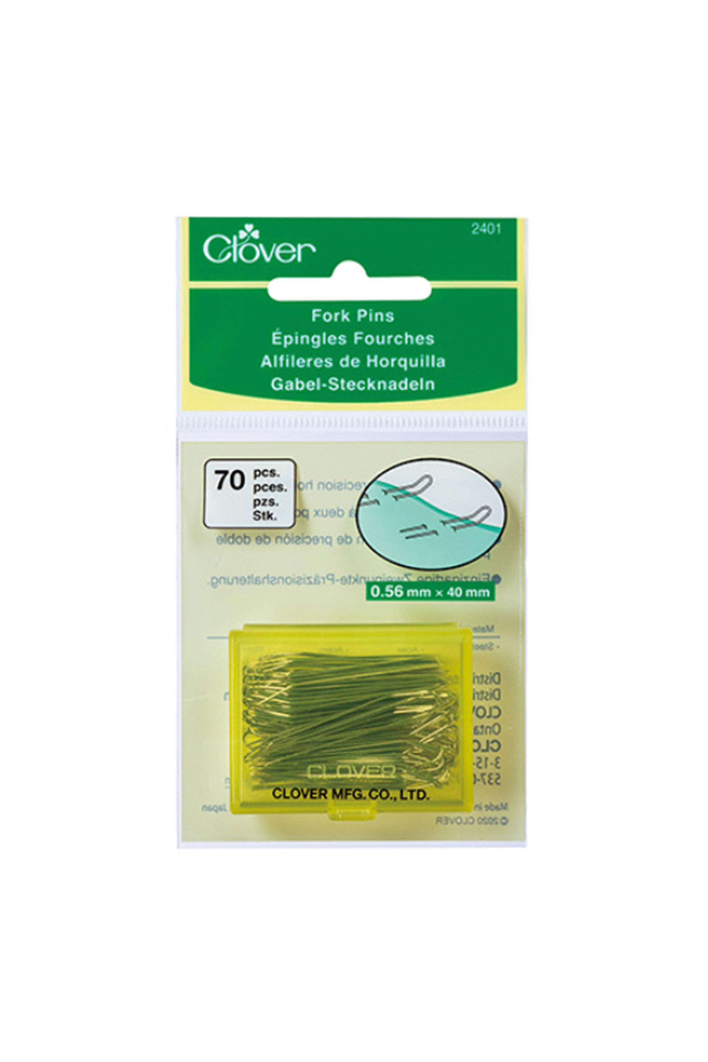 Clover fork pins - Box of 70 - Atelier Brunette - 1
