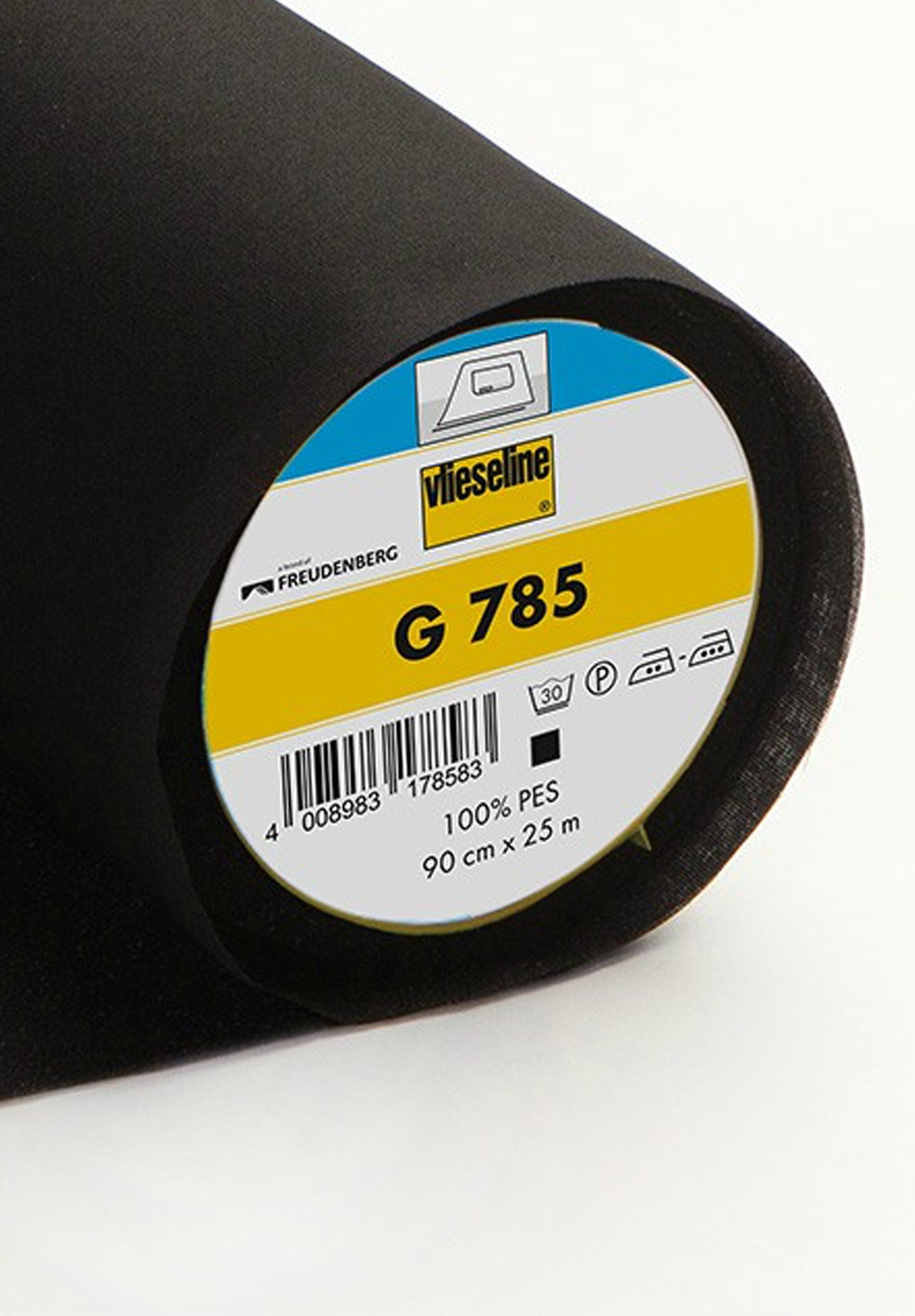 Thermocollant Vlieseline G785 - Noir x 10 cm