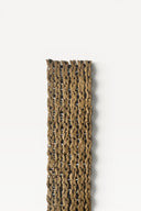 Sangle en raphia tissé coloris olive de 4 cm de large, idéale pour la confection de sacs, anses et accessoires.