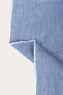 Light Blue Cotton-Linen Chambray Fabric by the Metre - Atelier Brunette - 3