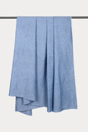 Light Blue Cotton-Linen Chambray Fabric by the Metre - Atelier Brunette - 5