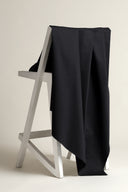 Tissu coton chino stretch gris anthracite foncé au mètre – doux et extensible – Atelier Brunette