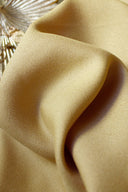 Fabric crepe viscose mustard yellow sold by the metre – lightly grained and fluid – Atelier Brunette