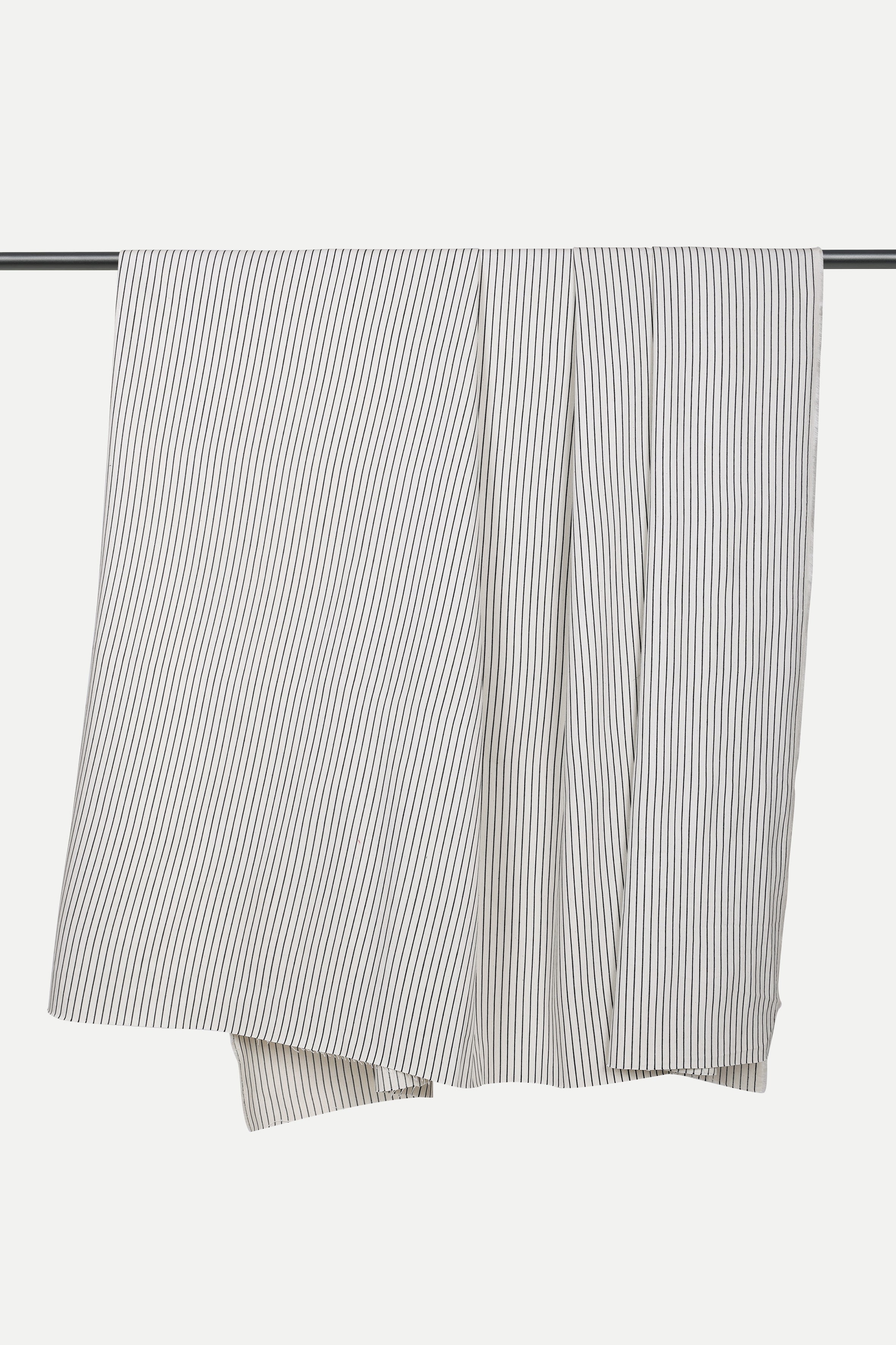 Tissu Denim Stripes Off-White