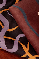 Fabric Misty viscose black sold by the metre – light and fluid – Atelier Brunette
