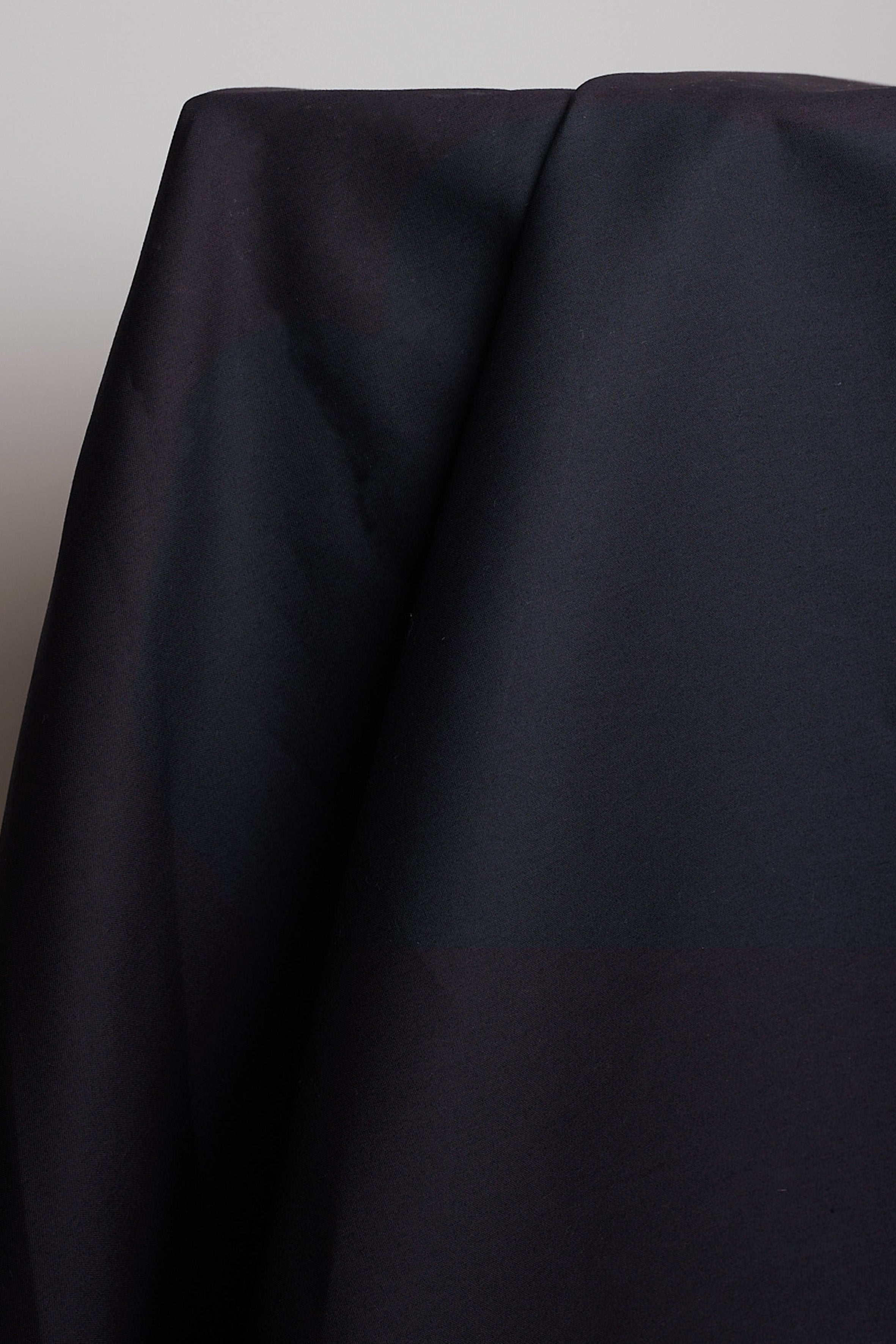 Water-Repellent Cotton Deep Charcoal Fabric