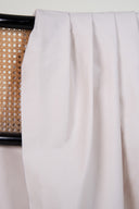 Tissu coton déperlant imperméable beige argile au mètre – idéal trench – Atelier Brunette