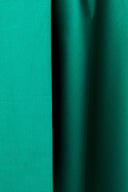 Tissu popeline coton vert acidulé vif au mètre – lisse et soyeux – Atelier Brunette