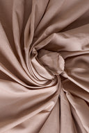 Tissu popeline coton beige sable au mètre – lisse et soyeux – Atelier Brunette