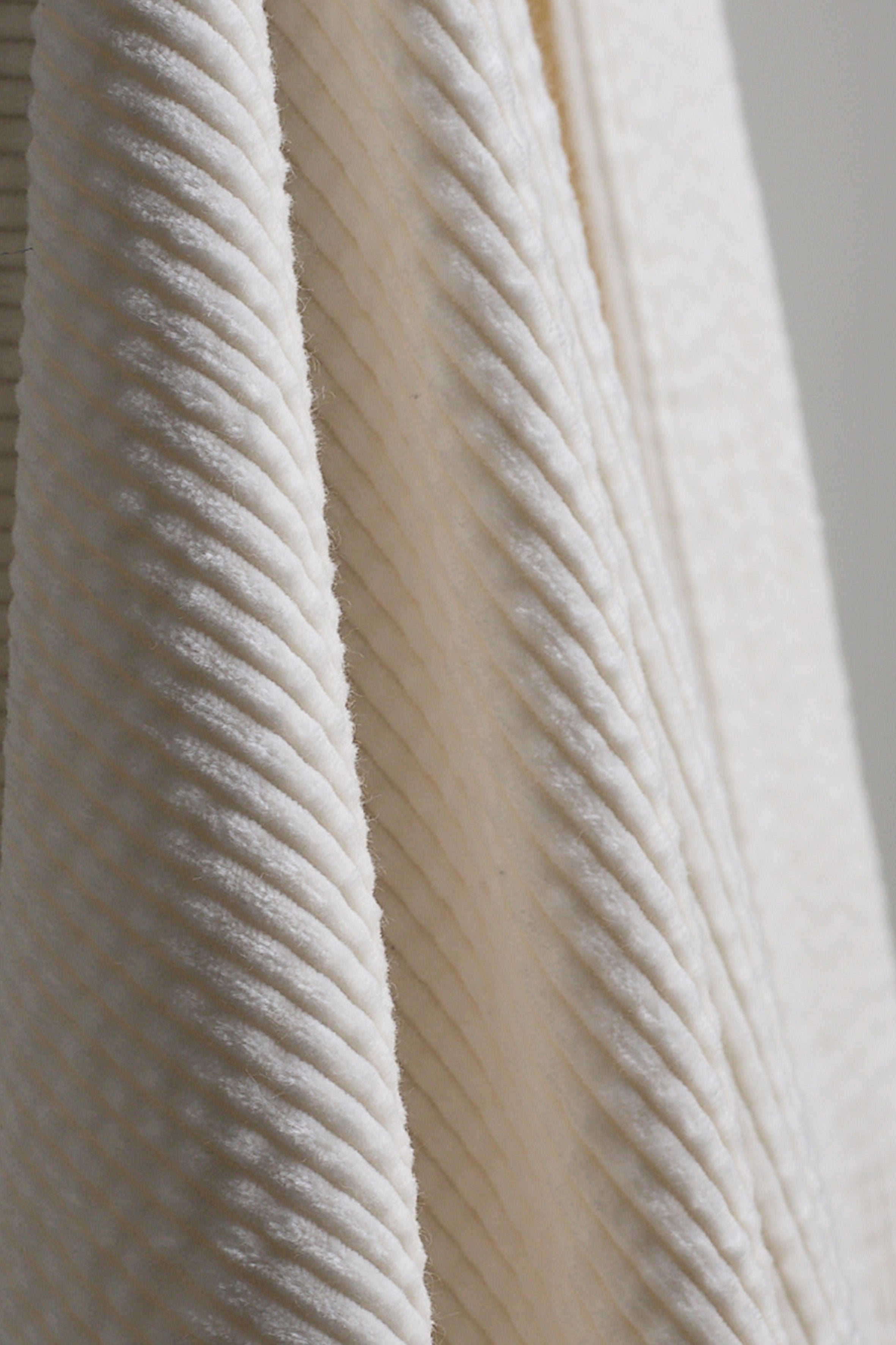 Tissu Velours Bubble Off-White