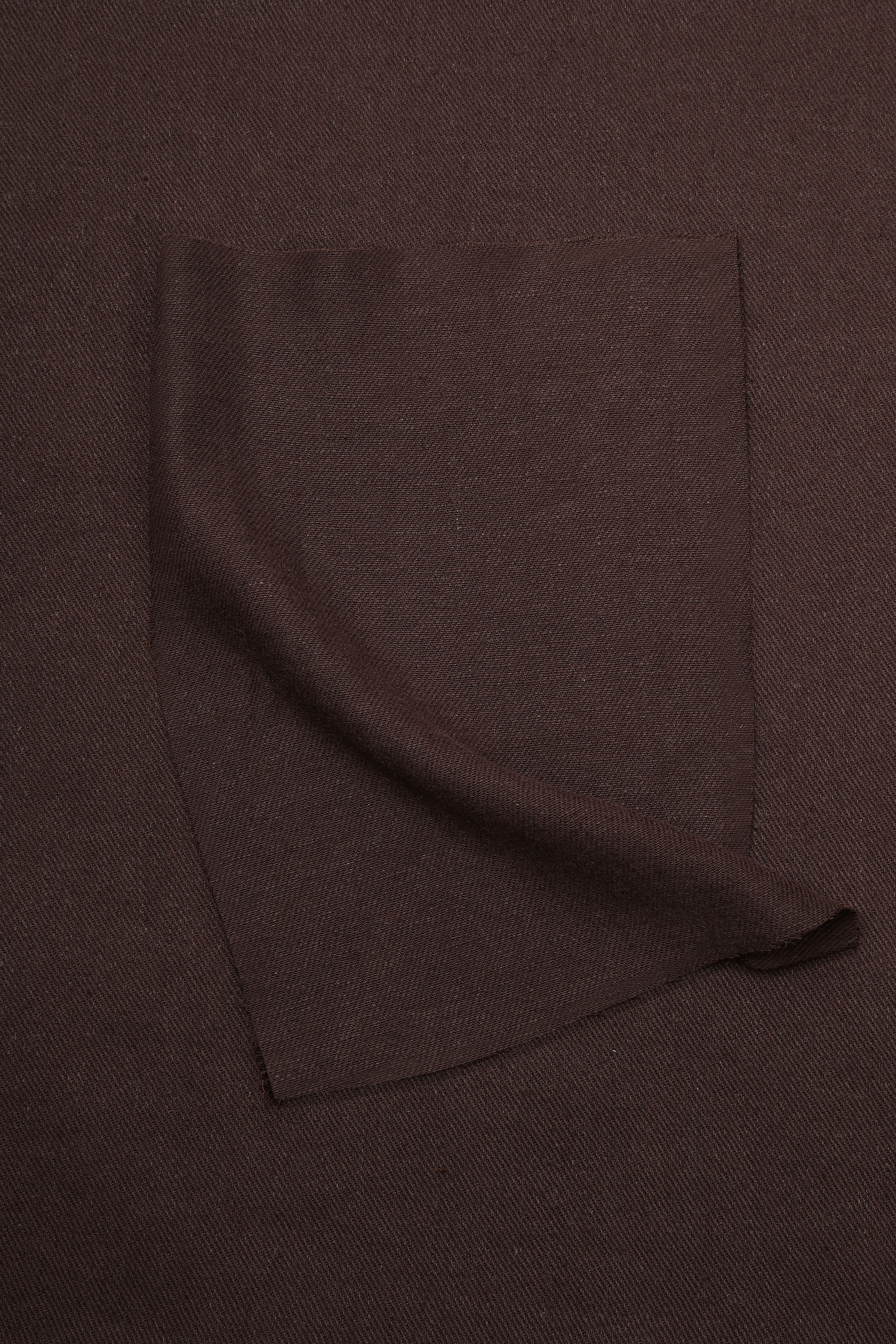 Livaeco™ Oat Chocolate Twill Linen Viscose Fabric