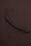 Fabric Twill Lin Viscose Livaeco™ Oat Chocolate sold by the metre - Atelier Brunette - 1