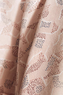 Tissu Vera viscose géométrique rose blush pâle au mètre – Atelier Brunette